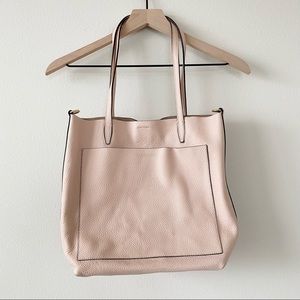 CALVIN KLEIN Larissa Pebbled Leather Tote